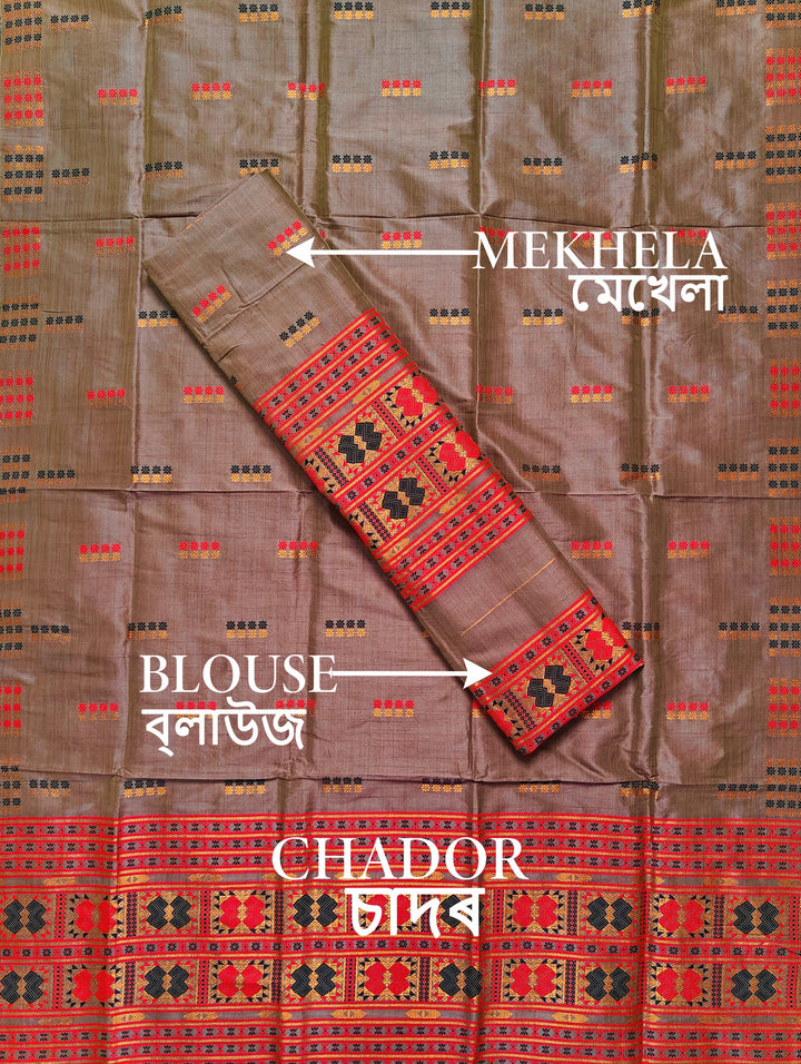 Premium Bhagalpuri Art Toss* Mekhela Sador