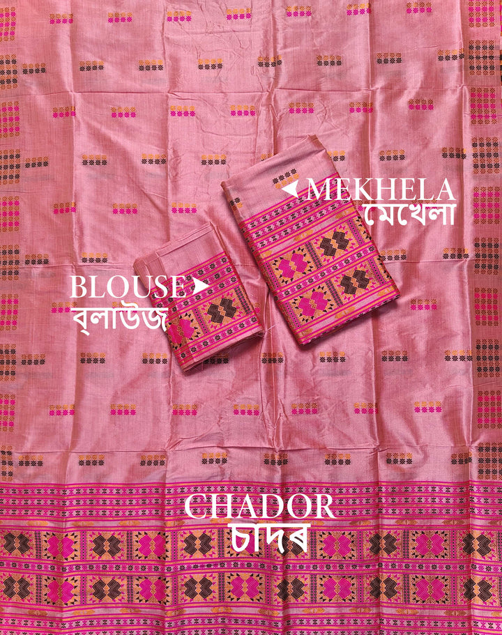 Premium Bhagalpuri Art Toss* Mekhela Sador