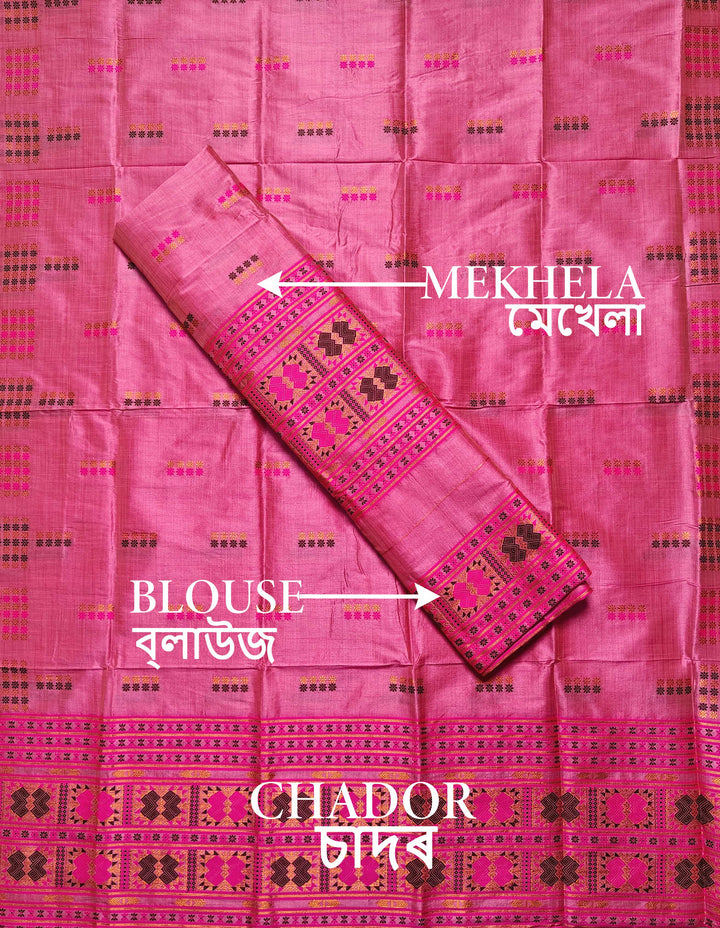 Premium Bhagalpuri Art Toss* Mekhela Sador