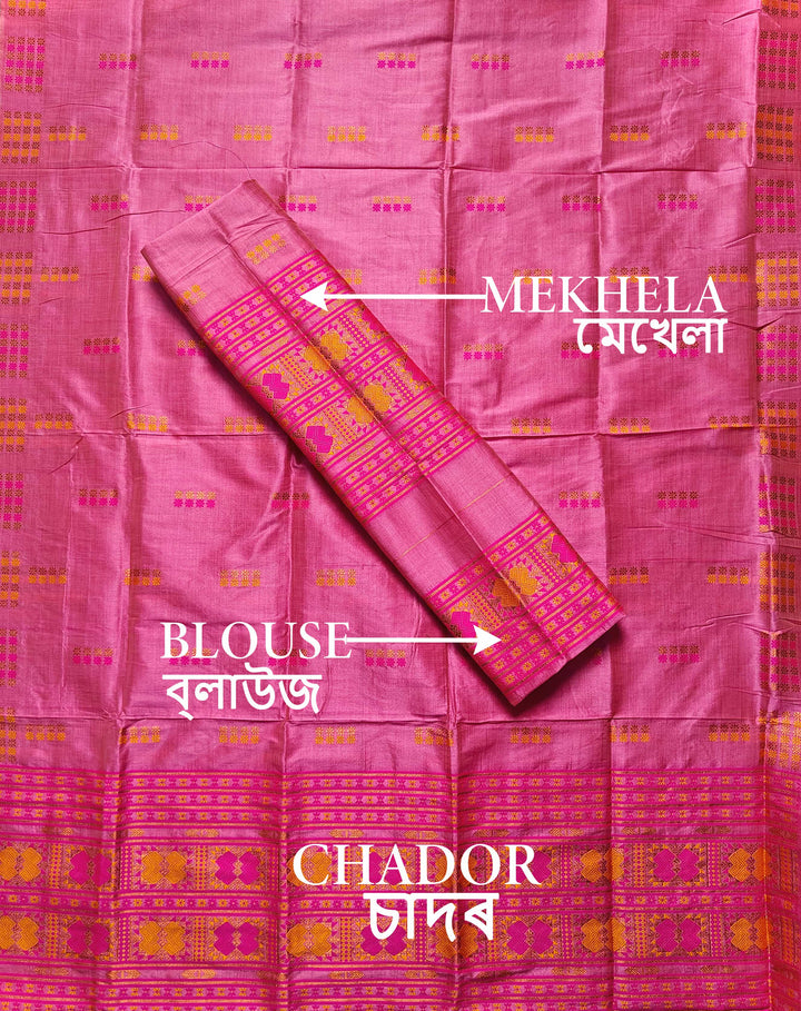 Premium Bhagalpuri Art Toss* Mekhela Sador