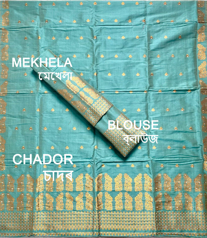 Premium Bhagalpuri Art Toss* Mekhela Sador