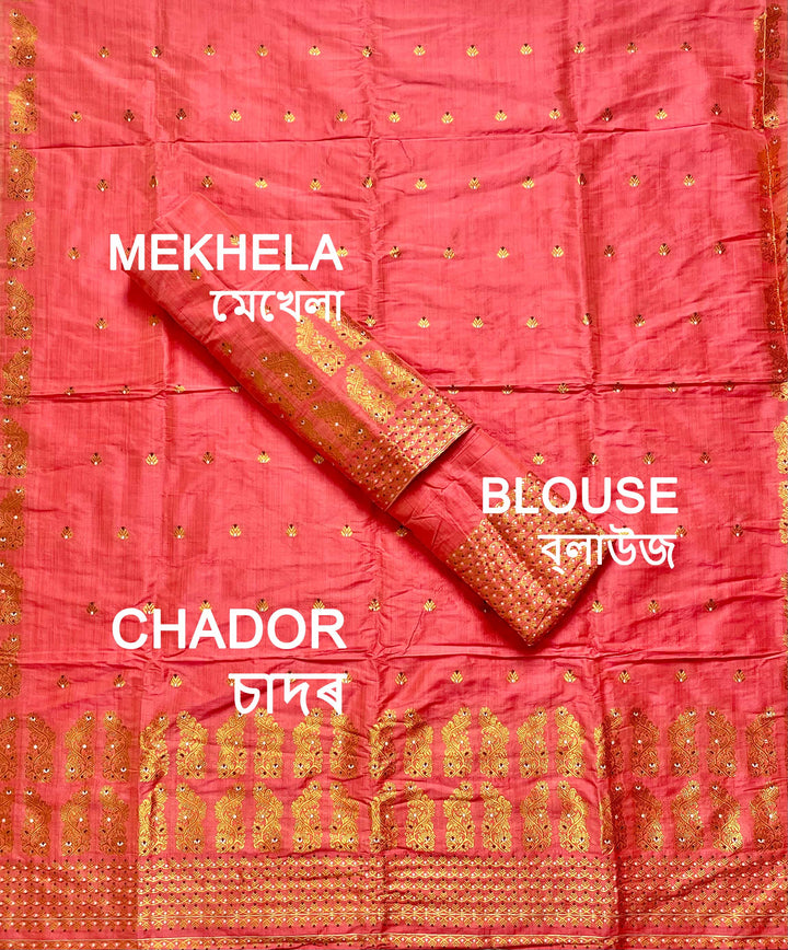 Premium Bhagalpuri Art Toss* Mekhela Sador