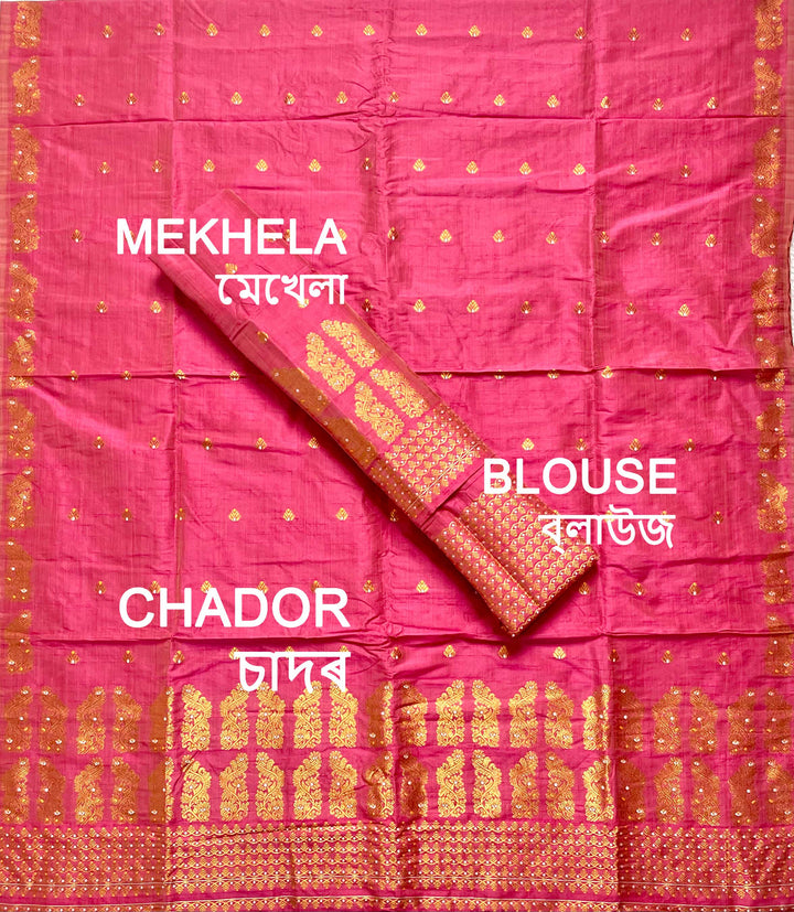 Premium Bhagalpuri Art Toss* Mekhela Sador