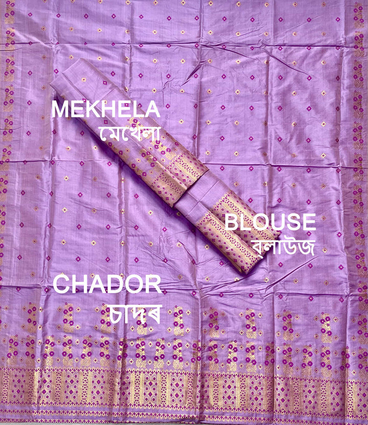 Premium Bhagalpuri Art Toss* Mekhela Sador