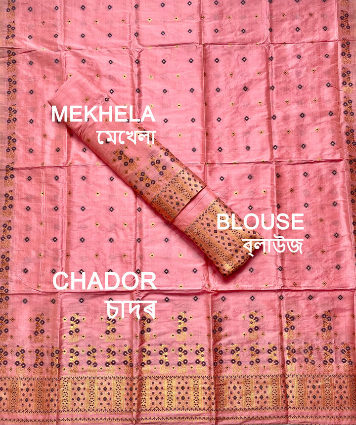 Premium Bhagalpuri Art Toss* Mekhela Sador