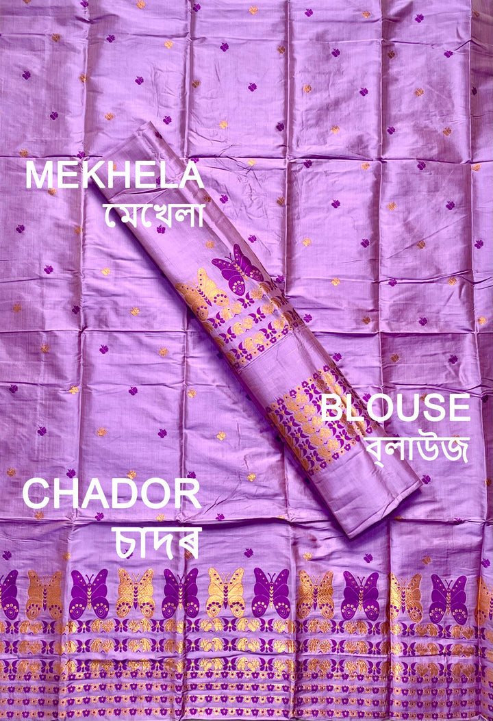 Premium Bhagalpuri Art Toss* Mekhela Sador