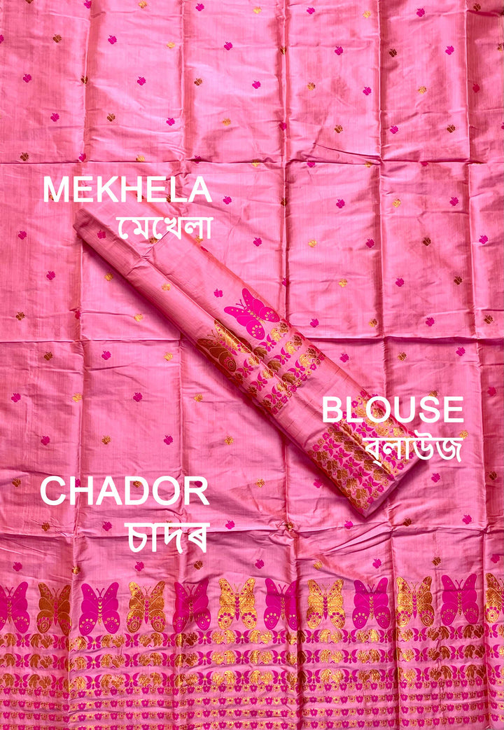 Premium Bhagalpuri Art Toss* Mekhela Sador