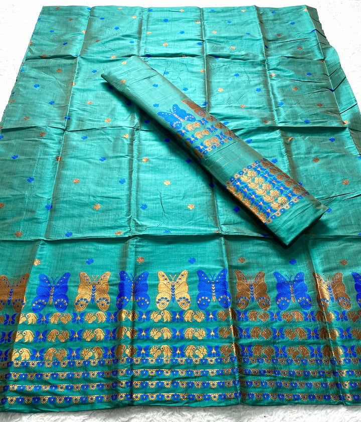 Premium Bhagalpuri Art Toss* Mekhela Sador