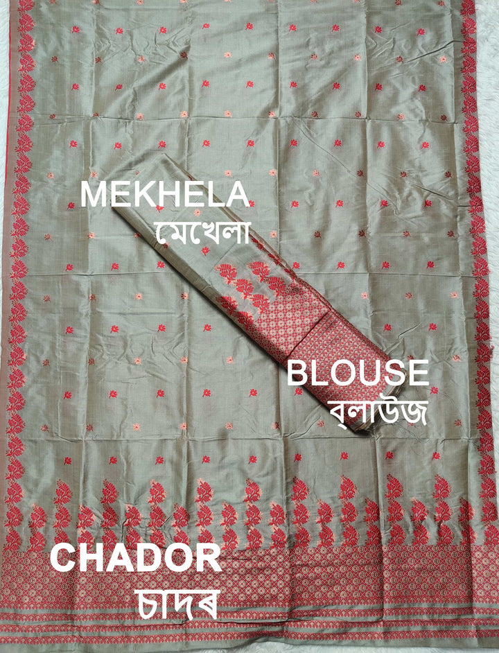 Premium Bhagalpuri Art Toss* Mekhela Sador