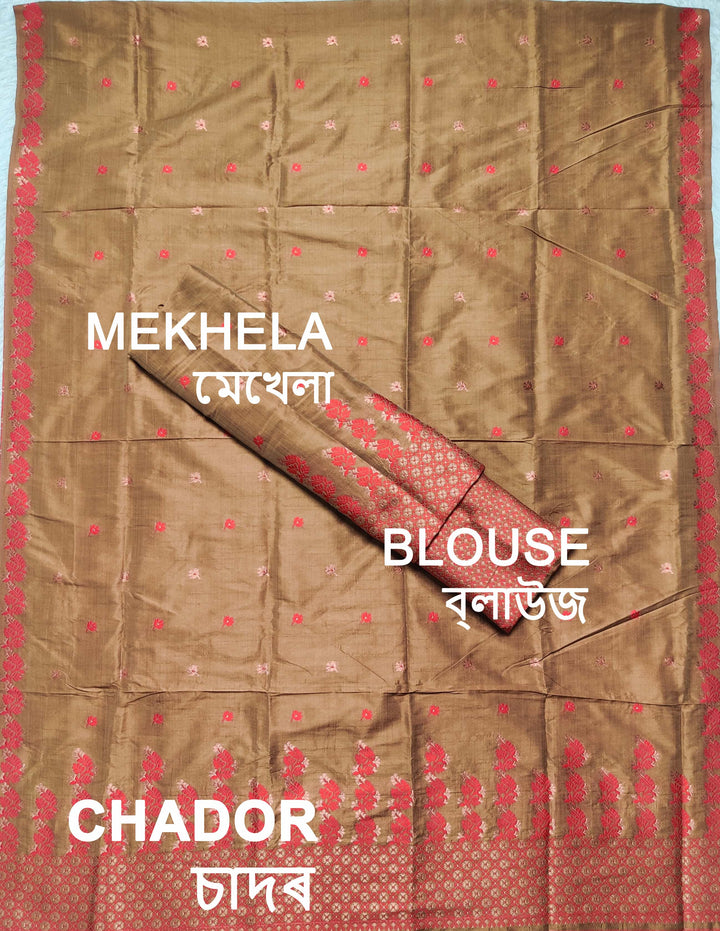 Premium Bhagalpuri Art Toss* Mekhela Sador