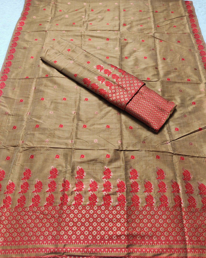 Premium Bhagalpuri Art Toss* Mekhela Sador