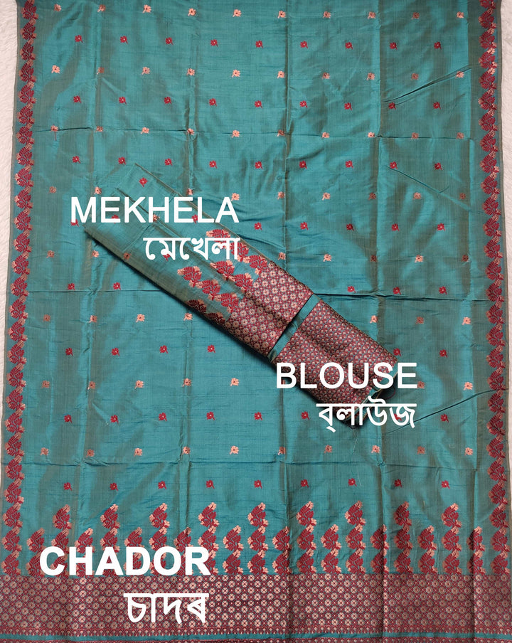 Premium Bhagalpuri Art Toss* Mekhela Sador