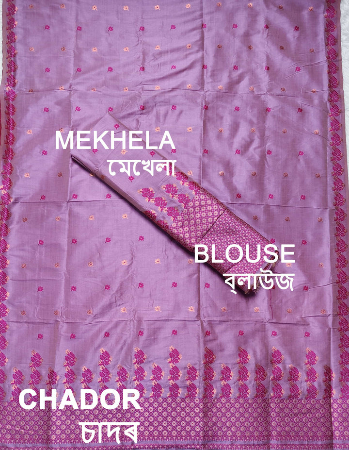 Premium Bhagalpuri Art Toss* Mekhela Sador