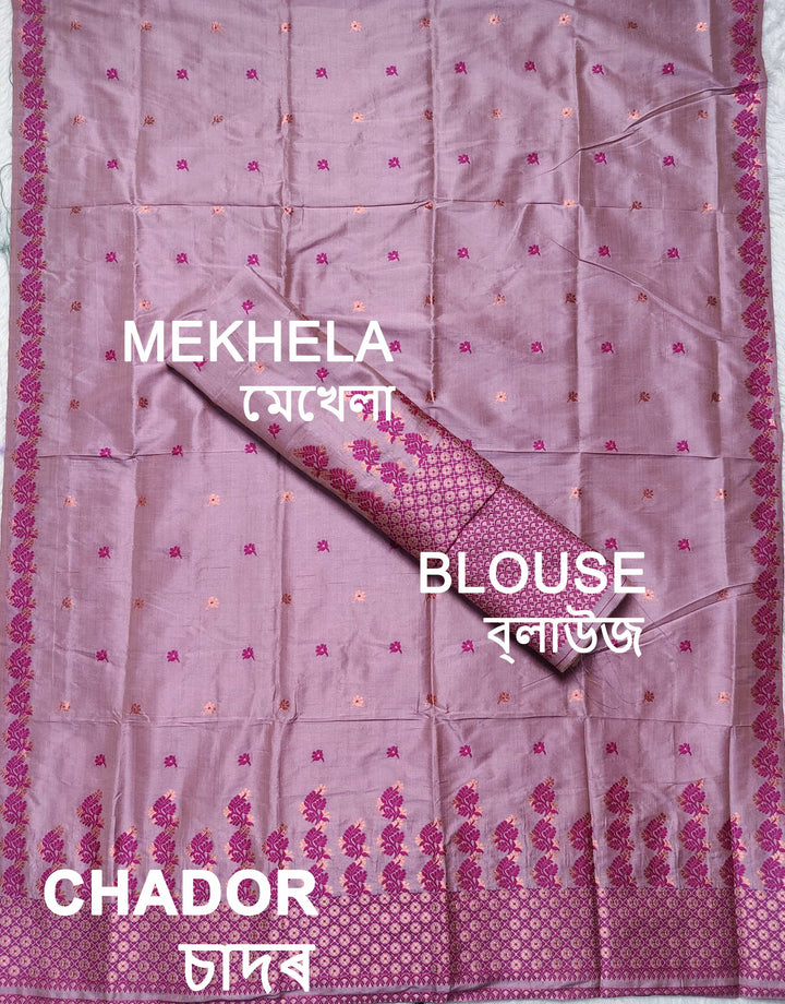 Premium Bhagalpuri Art Toss* Mekhela Sador