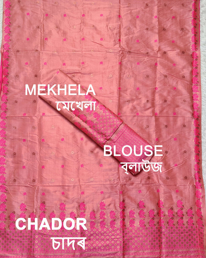 Premium Bhagalpuri Art Toss* Mekhela Sador