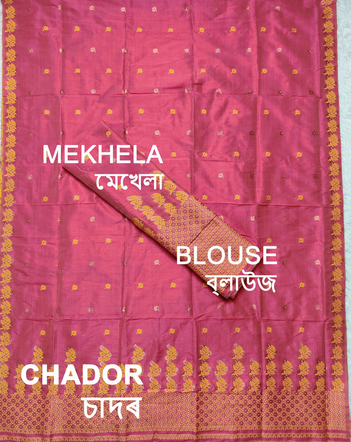 Premium Bhagalpuri Art Toss* Mekhela Sador