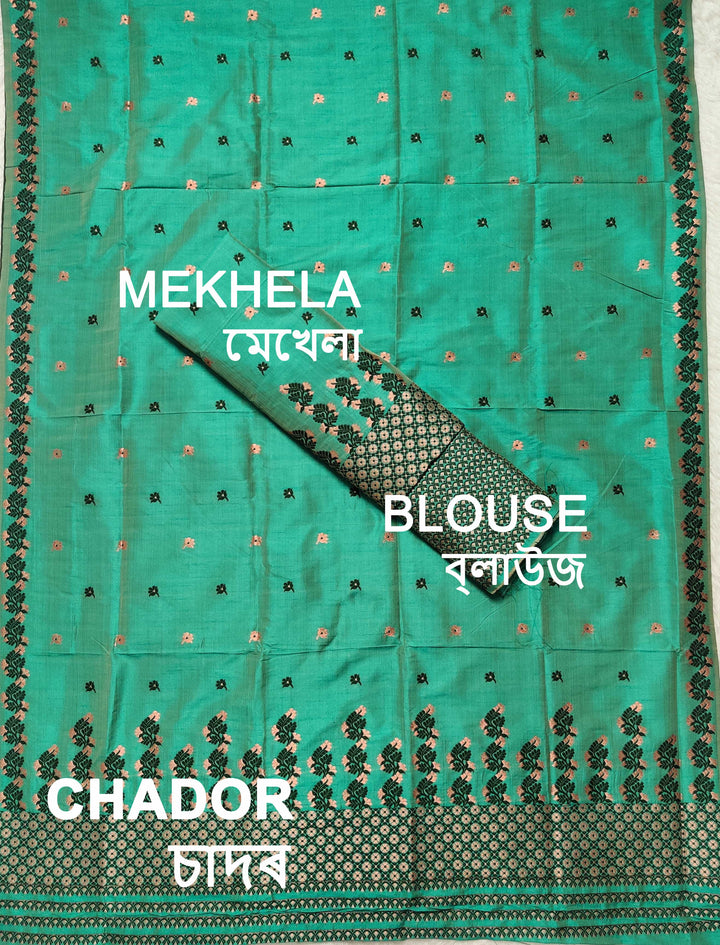 Premium Bhagalpuri Art Toss* Mekhela Sador