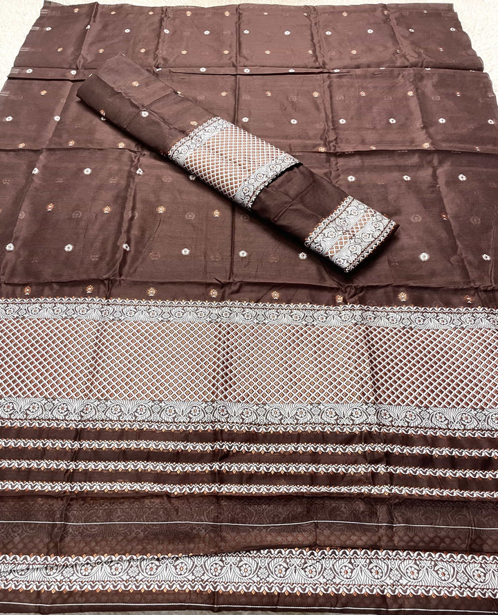 Dhaga-Work AC Cotton* Mekhela Sador