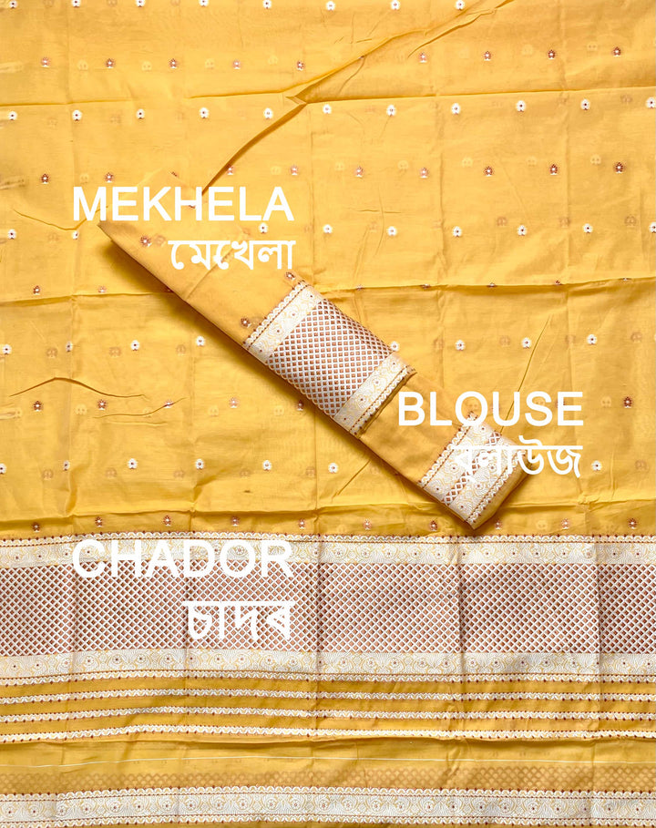 Dhaga-Work AC Cotton* Mekhela Sador