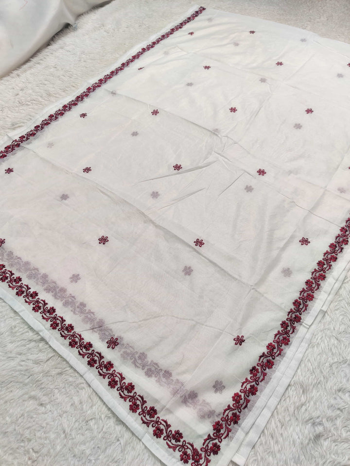 Embroidered Cotton Chador