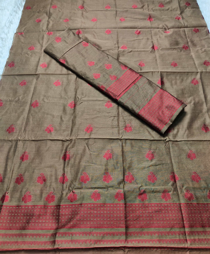 Dhaga-Work AC Cotton* Mekhela Sador