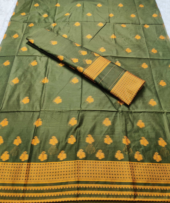 Dhaga-Work AC Cotton* Mekhela Sador