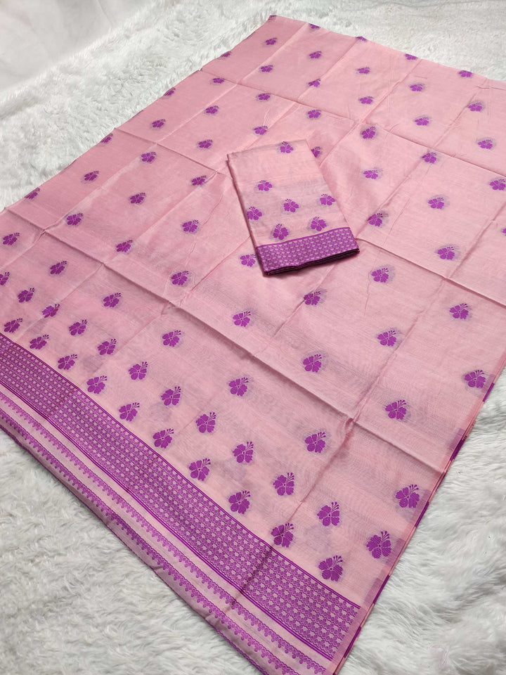 Dhaga-Work AC Cotton* Mekhela Sador