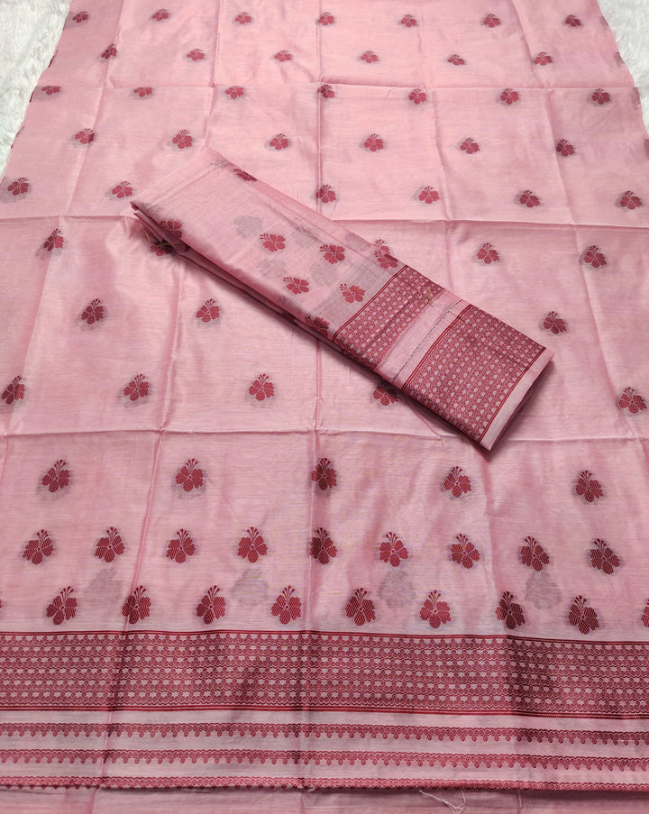 Dhaga-Work AC Cotton* Mekhela Sador