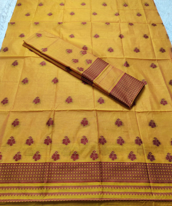 Dhaga-Work AC Cotton* Mekhela Sador