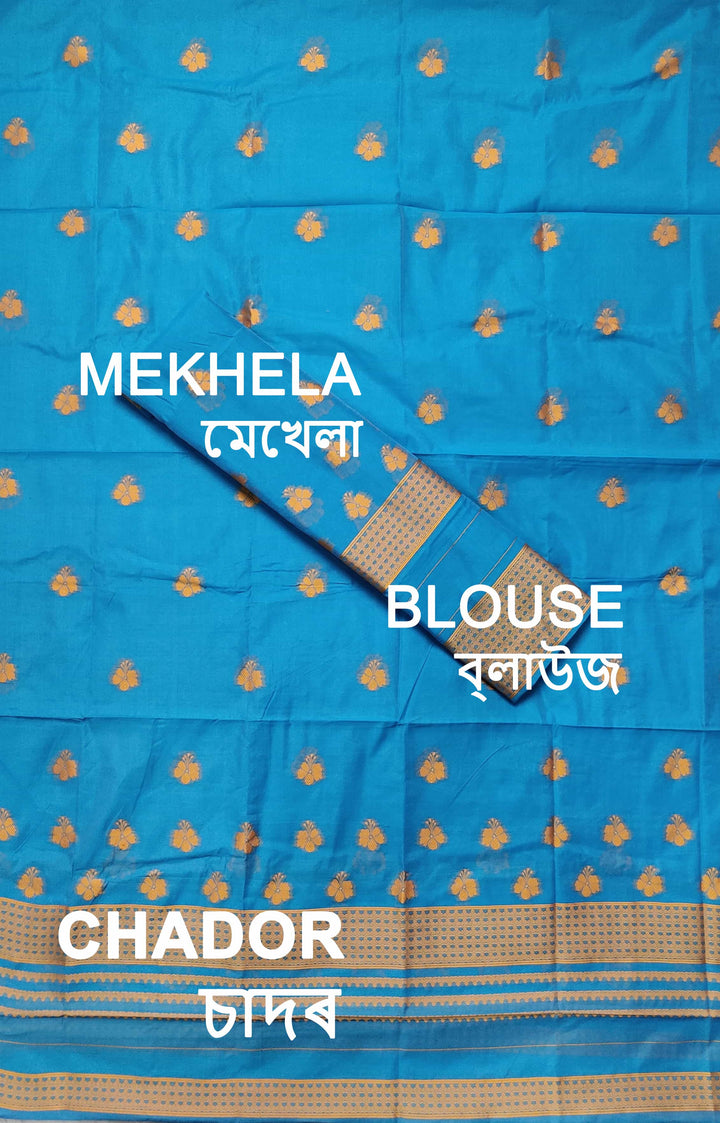 Dhaga-Work AC Cotton* Mekhela Sador