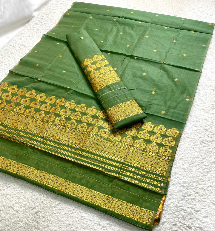 Dhaga Weaving Work Premium Cotton* Mekhela Sador