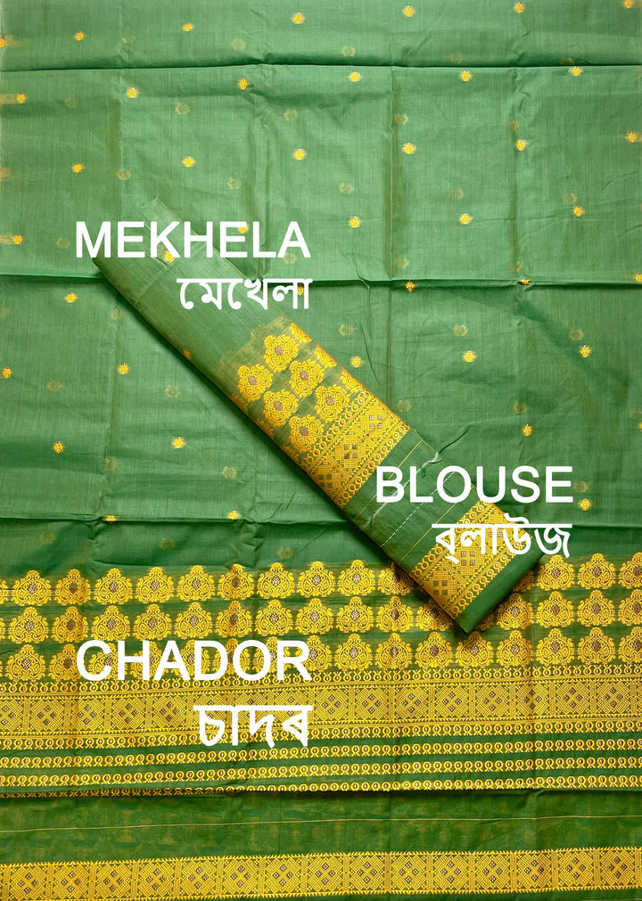 Dhaga Weaving Work Premium Cotton* Mekhela Sador