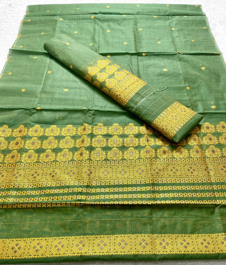 Dhaga Weaving Work Premium Cotton* Mekhela Sador