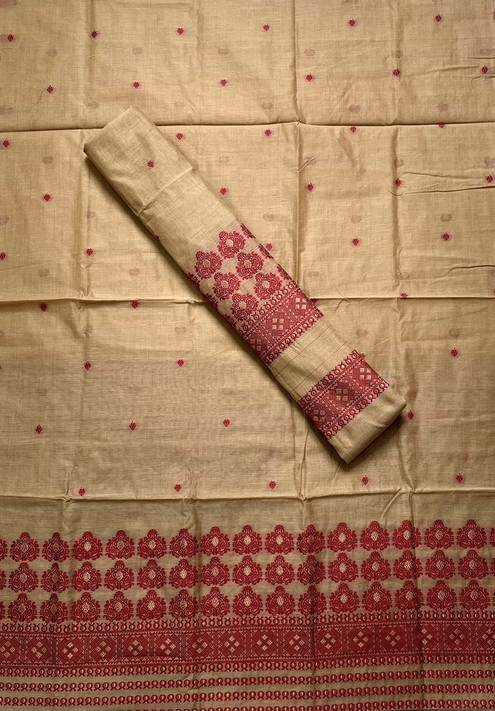 Dhaga Weaving Work Premium Cotton* Mekhela Sador