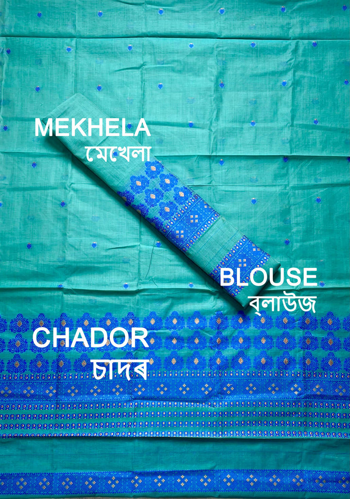 Dhaga Weaving Work Premium Cotton* Mekhela Sador