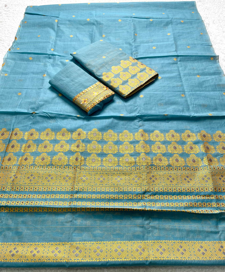 Dhaga Weaving Work Premium Cotton* Mekhela Sador