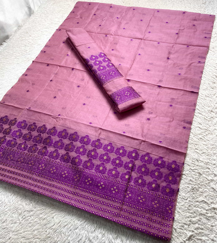 Dhaga Weaving Work Premium Cotton* Mekhela Sador