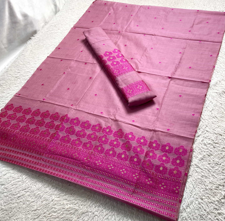 Dhaga Weaving Work Premium Cotton* Mekhela Sador