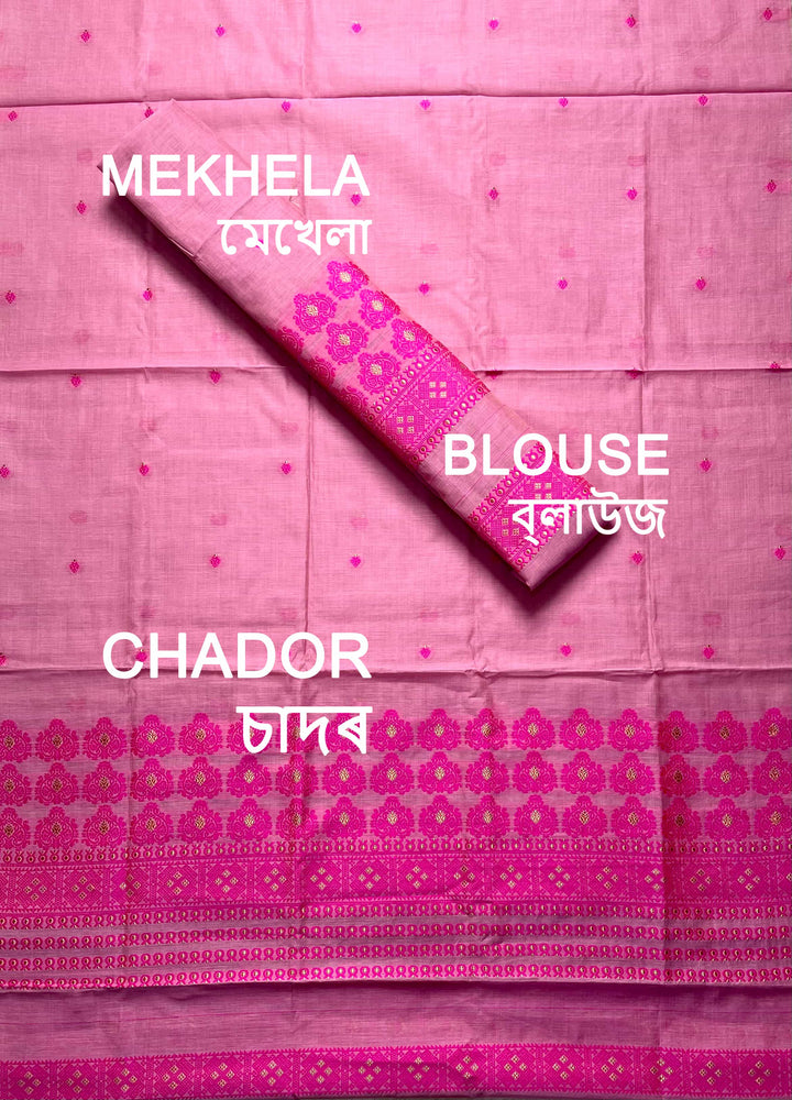 Dhaga Weaving Work Premium Cotton* Mekhela Sador