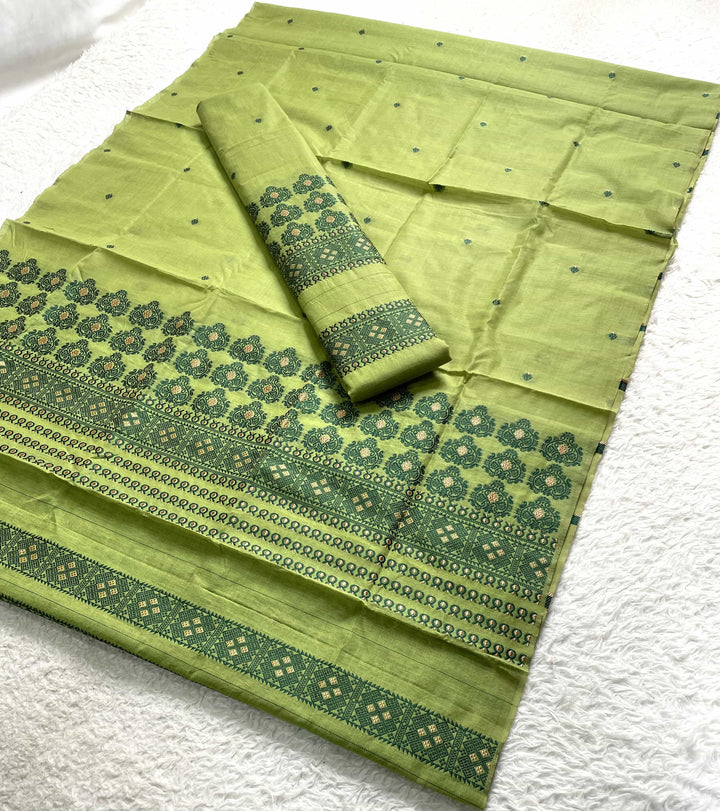 Dhaga Weaving Work Premium Cotton* Mekhela Sador