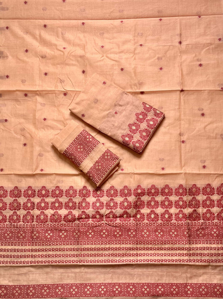 Dhaga Weaving Work Premium Cotton* Mekhela Sador