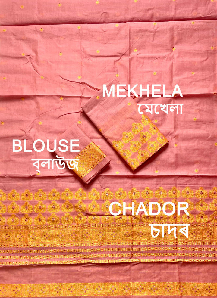 Dhaga Weaving Work Premium Cotton* Mekhela Sador