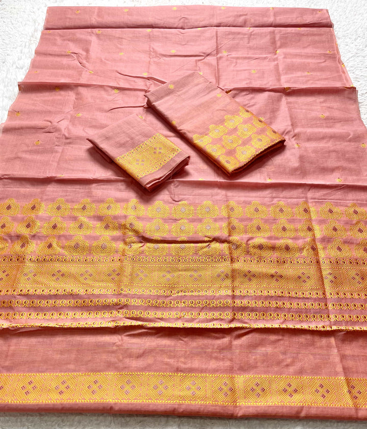 Dhaga Weaving Work Premium Cotton* Mekhela Sador