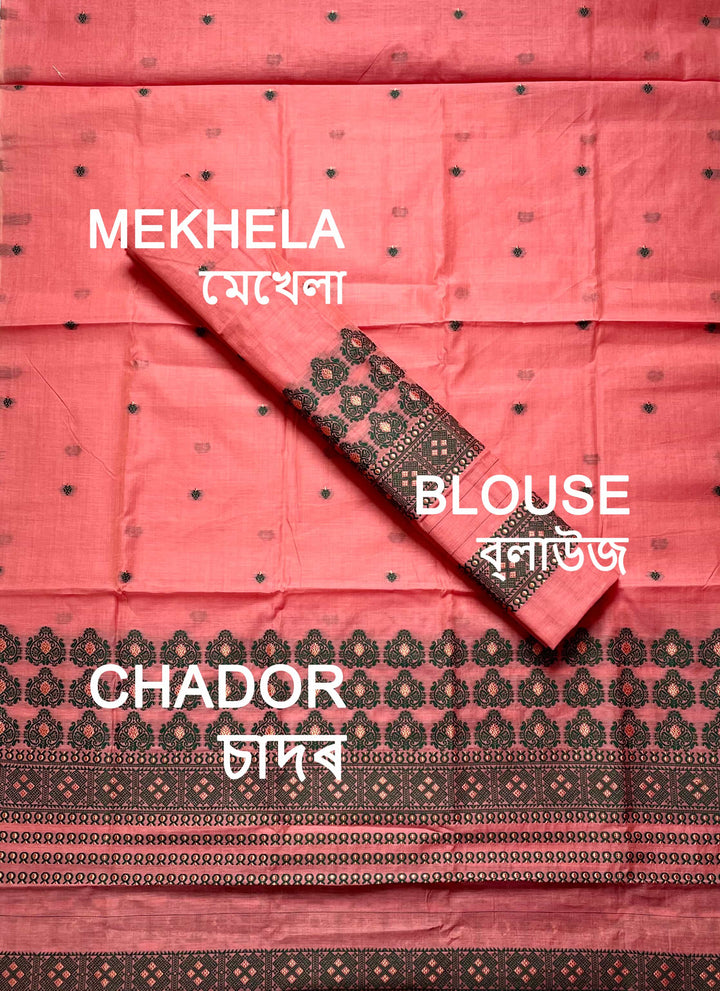 Dhaga Weaving Work Premium Cotton* Mekhela Sador