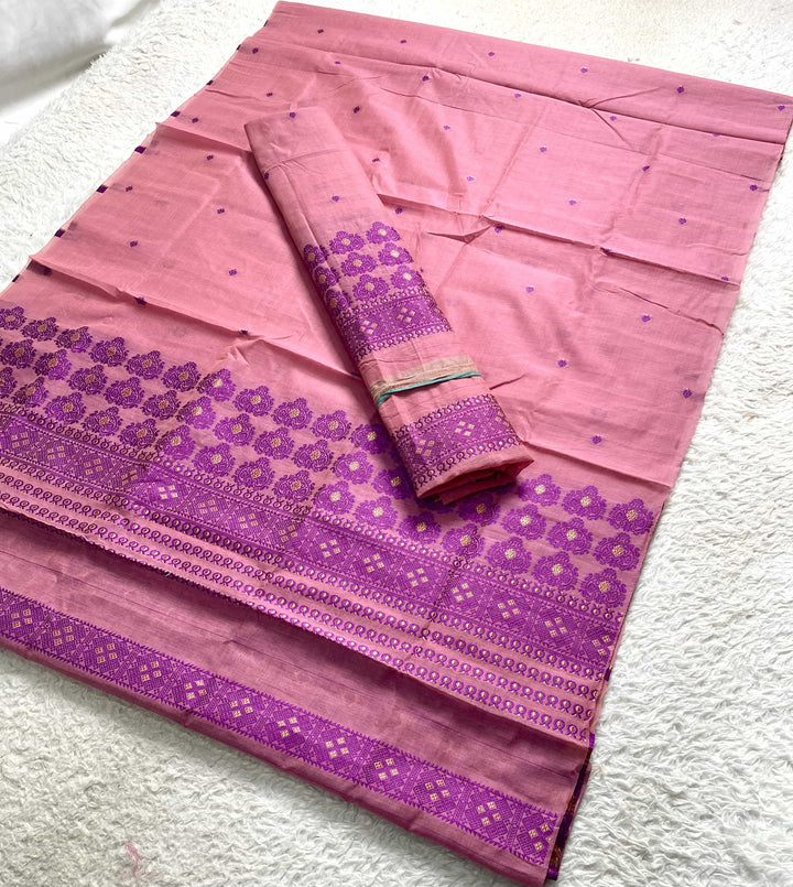 Dhaga Weaving Work Premium Cotton* Mekhela Sador