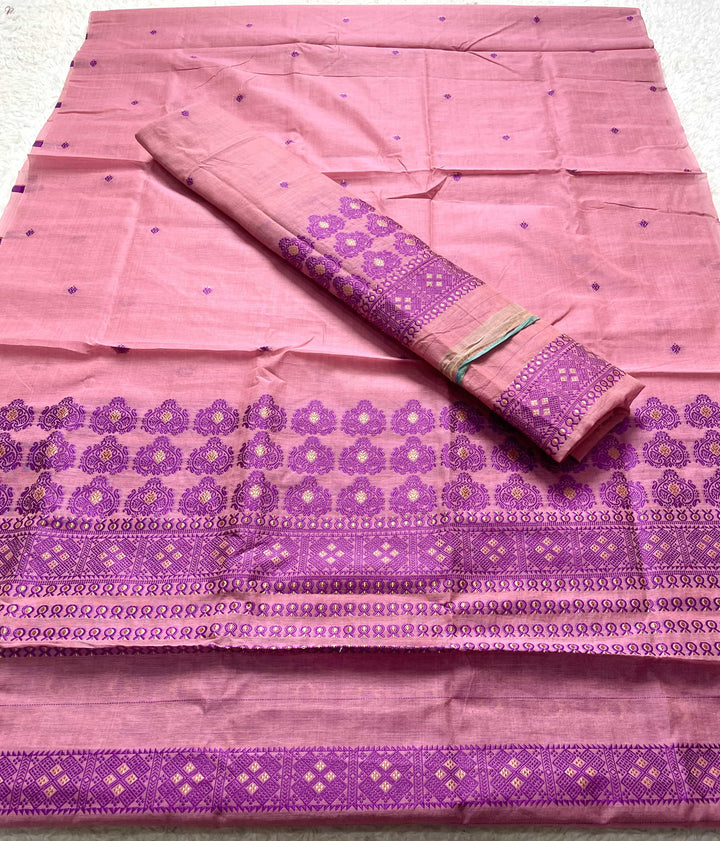 Dhaga Weaving Work Premium Cotton* Mekhela Sador