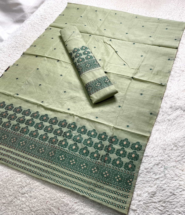 Dhaga Weaving Work Premium Cotton* Mekhela Sador