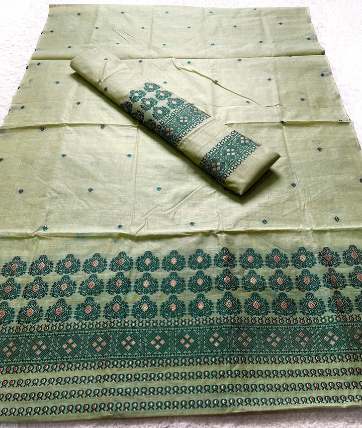 Dhaga Weaving Work Premium Cotton* Mekhela Sador