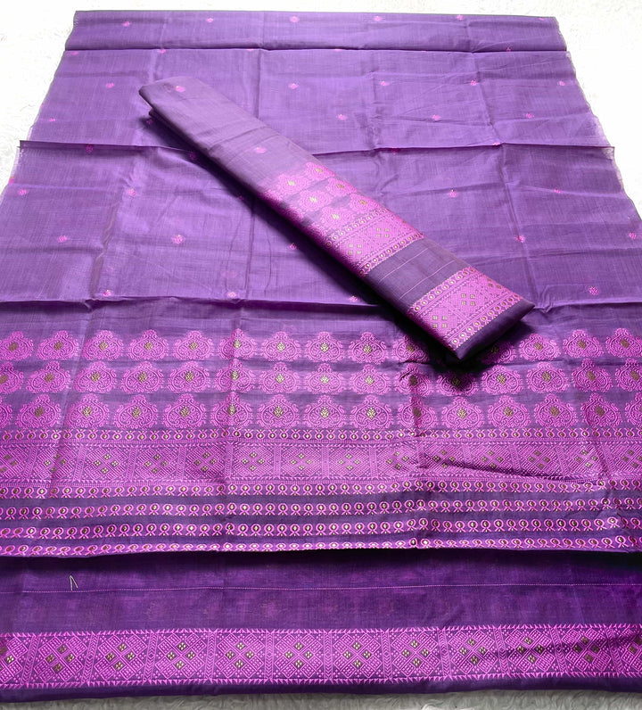 Dhaga Weaving Work Premium Cotton* Mekhela Sador