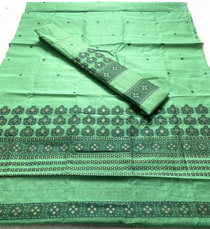 Dhaga Weaving Work Premium Cotton* Mekhela Sador